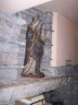 Fallingwater: Madonna and child in fireplace niche