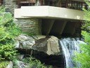 Fallingwater: view from the downstream observation platform - two