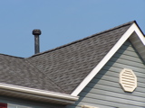 Detail on the new roofing